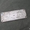 Plaque Alu APX Datée De 1959 marque pas cher 14