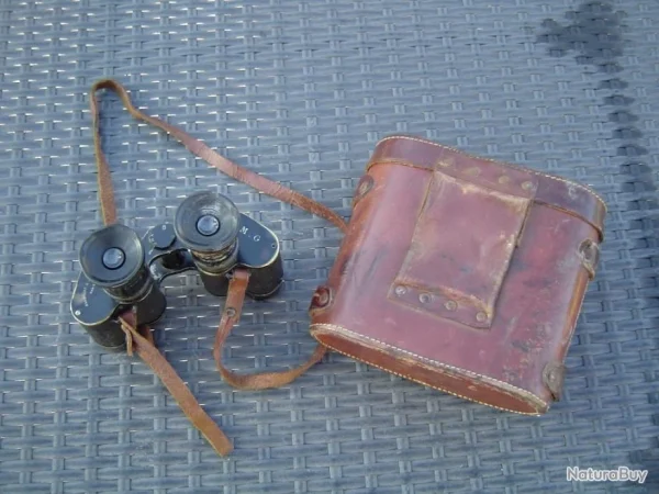 Jumelles Armée Française Ww2 Hunsicker & Alexis Paris MG (ministère Guerre) mode pas cher 3