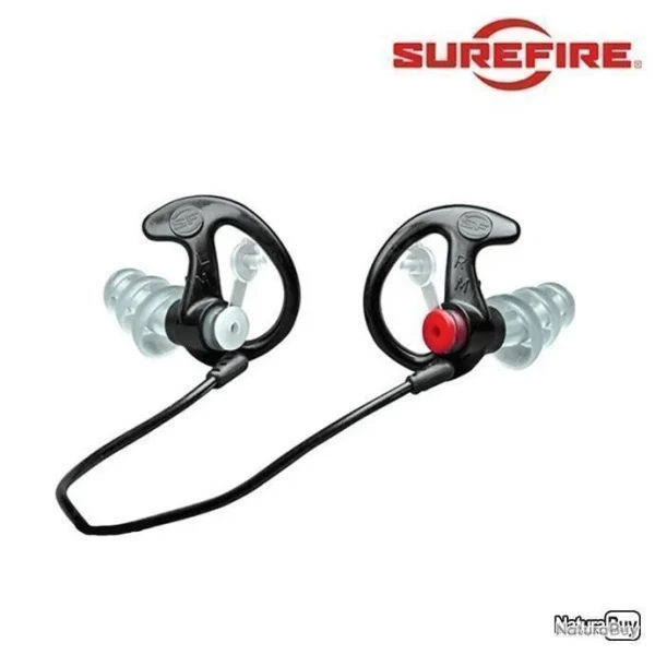 Bouchon Atténuateur De Son SUREFIRE EP4 Sonic Defender Noir – Taille S en ligne vente 1