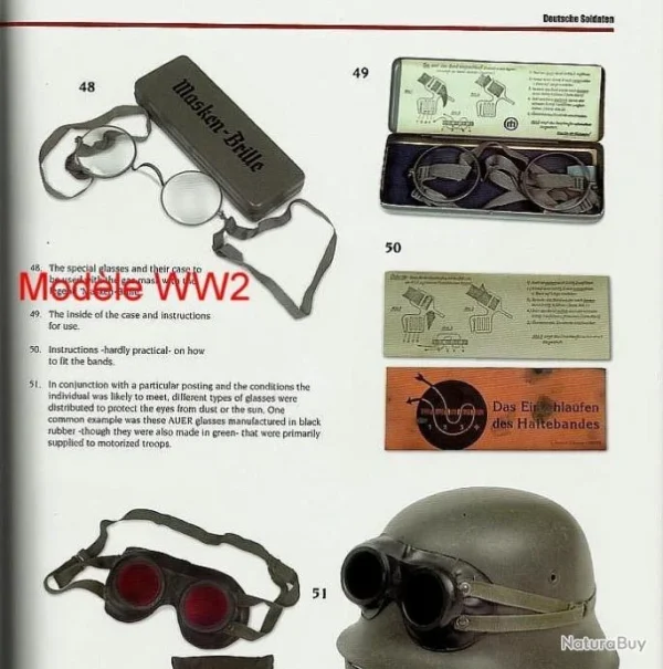 comparez les prix LUNETTES Du MASQUE A GAZ DU SOLDAT ALLEMAND De La PREMIERE GUERRE. /6511 12