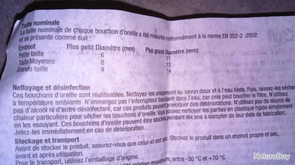 soldes de Noël SUPER LOT STAND DE TIR AVEC 1 PAIRE DE BOUCHONS 3M COMBAT ARMS 4.1 + 1 COFFRET ESS 2 Paires Balistic 12